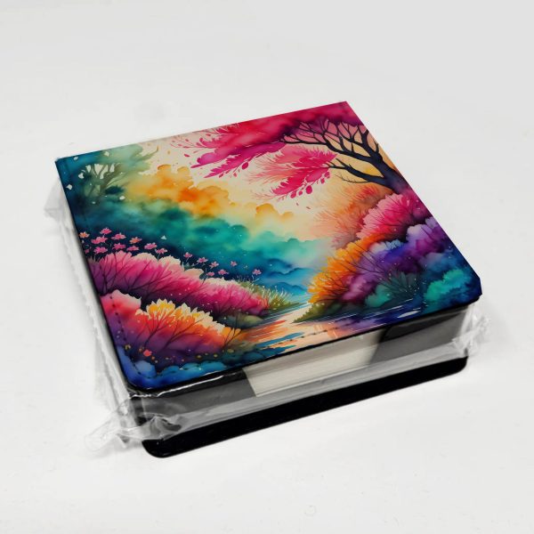 Colorful Azaleas PU Leather Note Paper Holder Online - Image 4