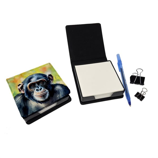 Chimpanzee PU Leather Note Paper Holder Supply - Image 2