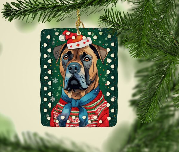 Cane Corso Christmas Porcelain Ornament Sale - Image 2