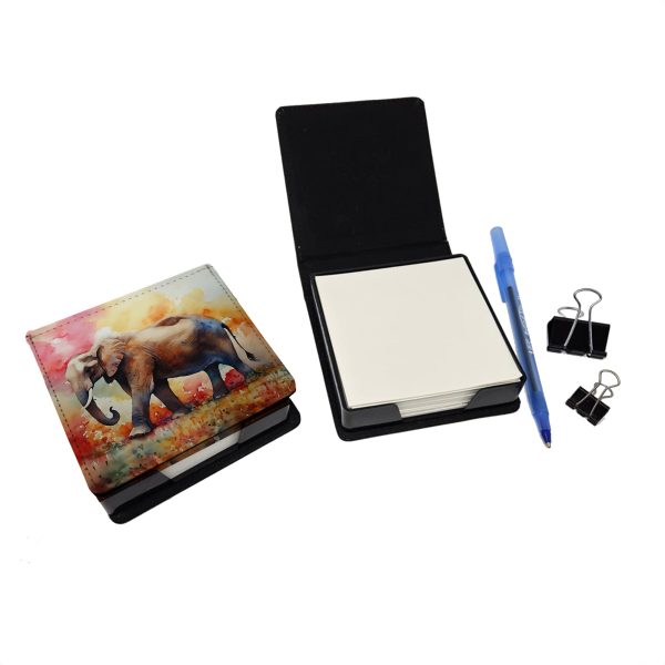 Elephant PU Leather Note Paper Holder on Sale - Image 2