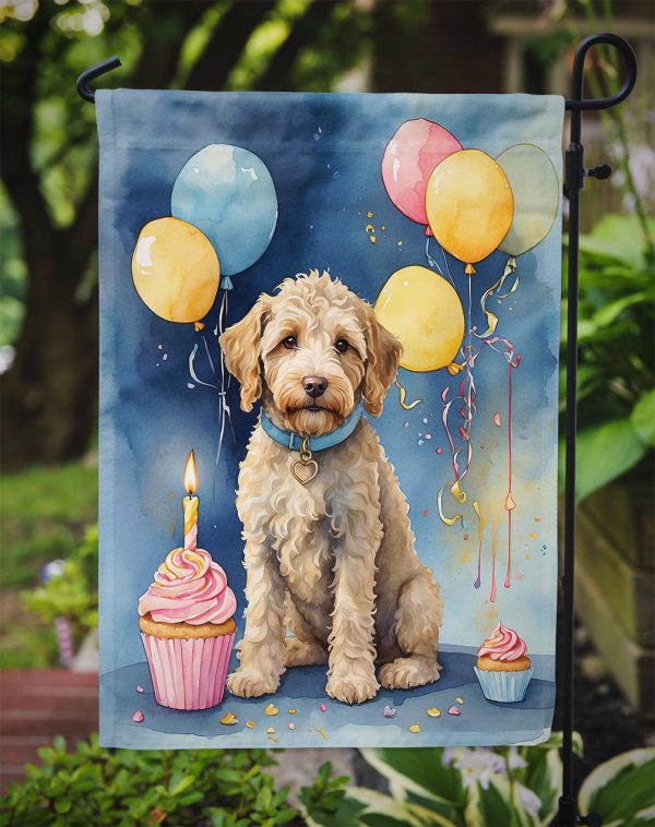 Labradoodle Happy Birthday Garden Flag –  Garden Flag by Caroline s Treasures Cheap - Image 3