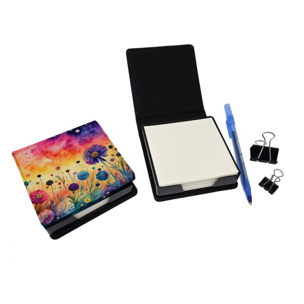 Scabiosa in Color PU Leather Note Paper Holder Sale - Image 2