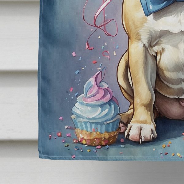 French Bulldog Happy Birthday House Flag Cheap - Image 4