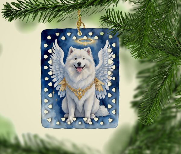 Samoyed My Angel Porcelain Ornament Sale - Image 2