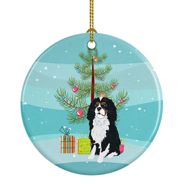 Cavalier King Charles Spaniel Tricolor #1 Christmas Ceramic Ornament Supply