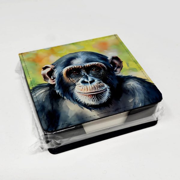 Chimpanzee PU Leather Note Paper Holder Supply - Image 4