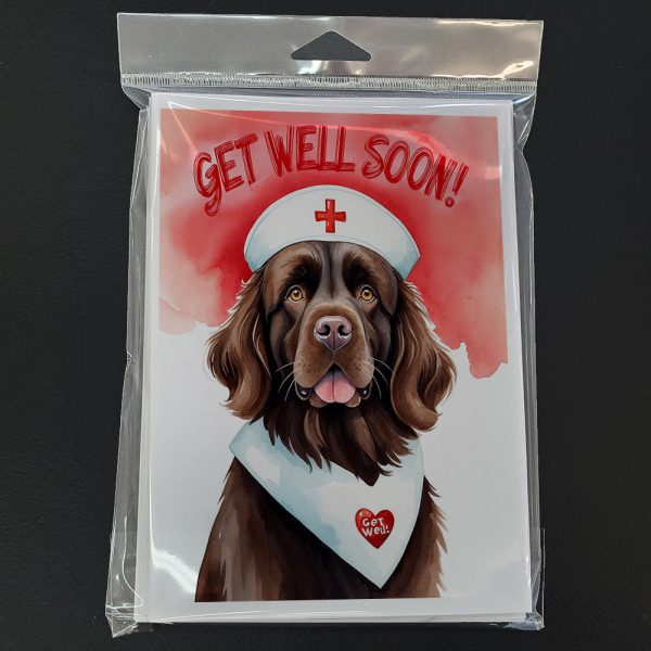 Newfoundland Get Well Soon Greeting Cards Pack of 8 Online - Image 3