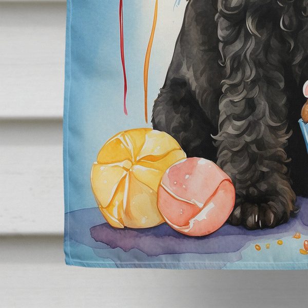 Labradoodle Black Happy Birthday House Flag Discount - Image 4