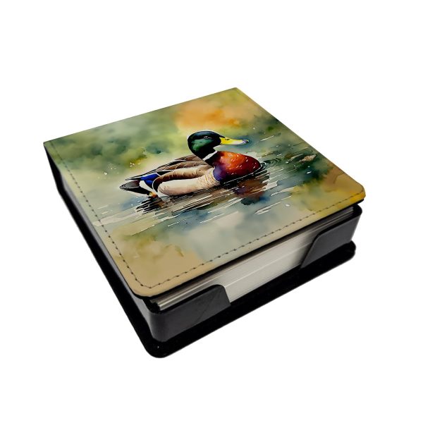 Mallard PU Leather Note Paper Holder For Cheap