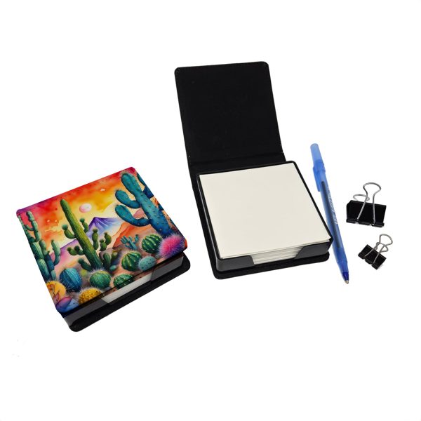 Cactus in Color PU Leather Note Paper Holder on Sale - Image 2