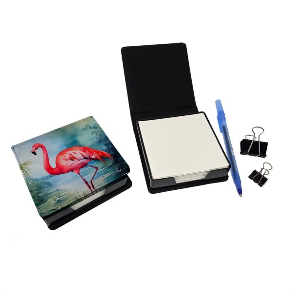 Flamingo PU Leather Note Paper Holder For Cheap - Image 2