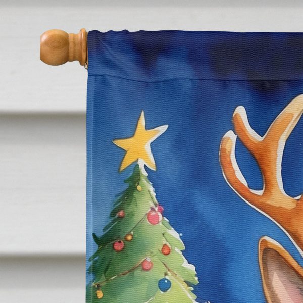German Shepherd Christmas Reindeer House Flag Sale - Image 3