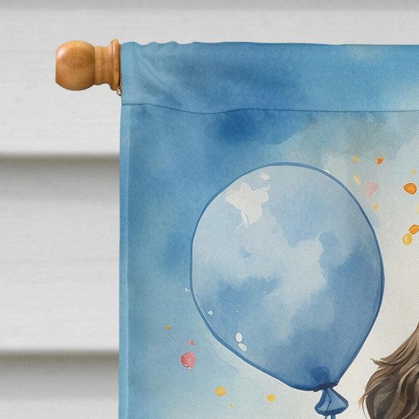 Labradoodle Black Happy Birthday House Flag Discount - Image 3