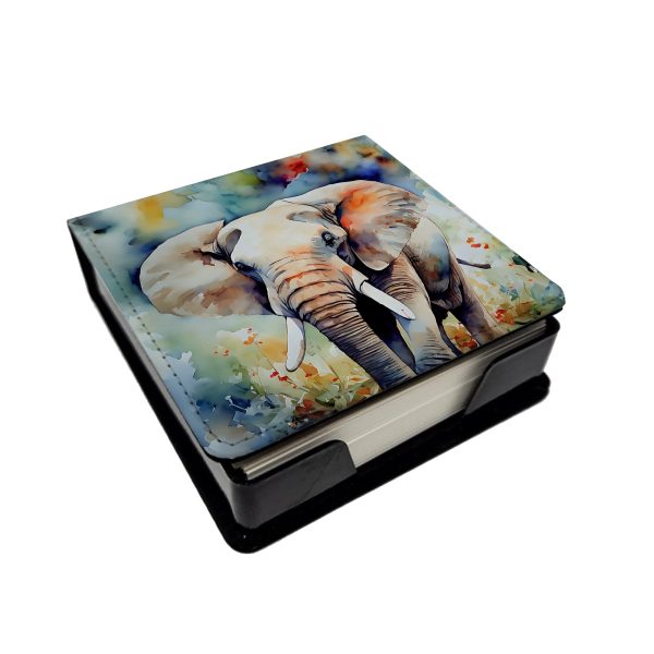 Elephant PU Leather Note Paper Holder For Sale