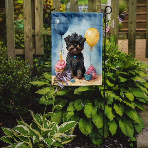 Affenpinscher Happy Birthday Garden Flag – Garden Flag by Caroline s Treasures Online - Image 2