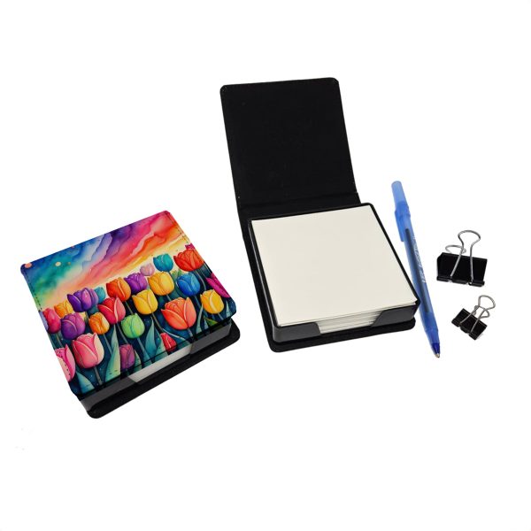Tulips in Color PU Leather Note Paper Holder Online Hot Sale - Image 2
