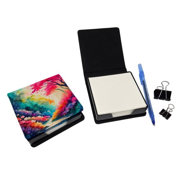 Colorful Azaleas PU Leather Note Paper Holder Hot on Sale - Image 2