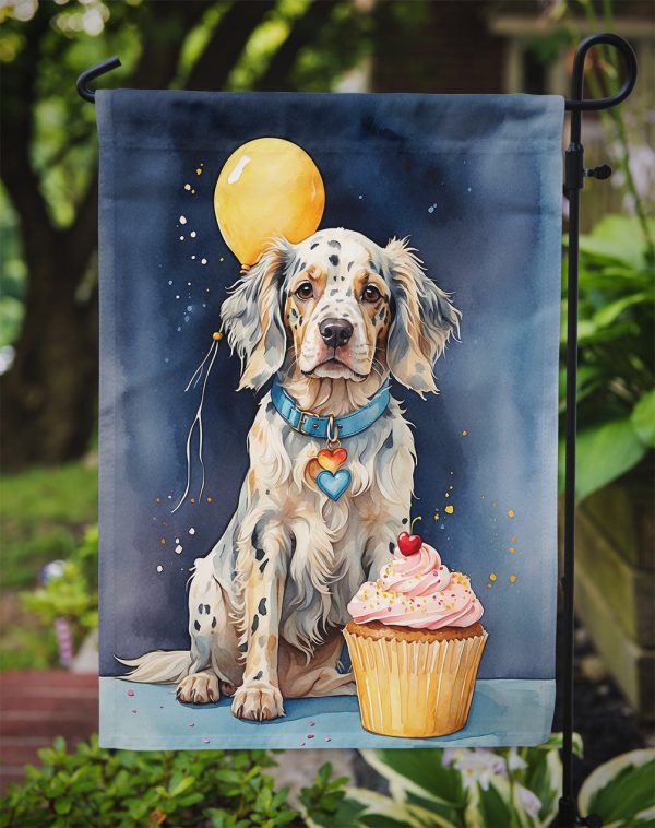 English Setter Happy Birthday Garden Flag –  Garden Flag by Caroline s Treasures Cheap - Image 3