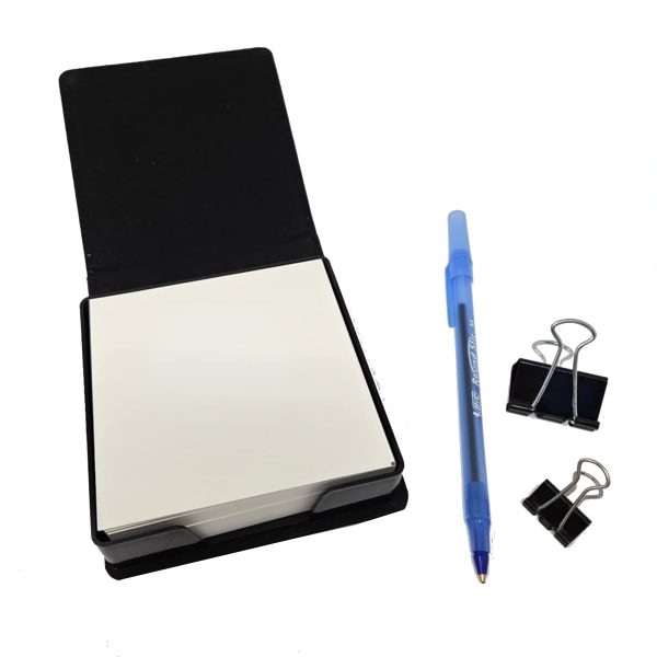 Black Swan PU Leather Note Paper Holder Online Sale - Image 3