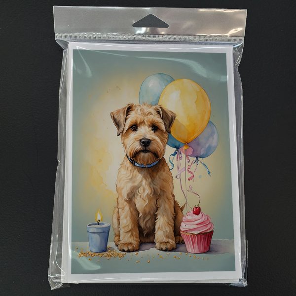 Wheaten Terrier Happy Birthday Greeting Cards Pack of 8 For Discount - Image 3