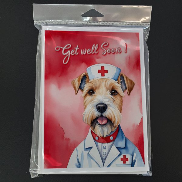Wheaten Terrier Get Well Soon Greeting Cards Pack of 8 on Sale - Image 3