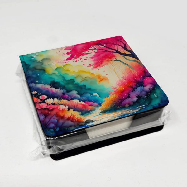Colorful Azaleas PU Leather Note Paper Holder Hot on Sale - Image 4