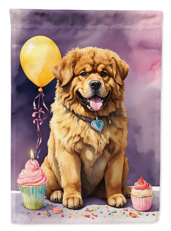 Tibetan Mastiff Happy Birthday House Flag Discount
