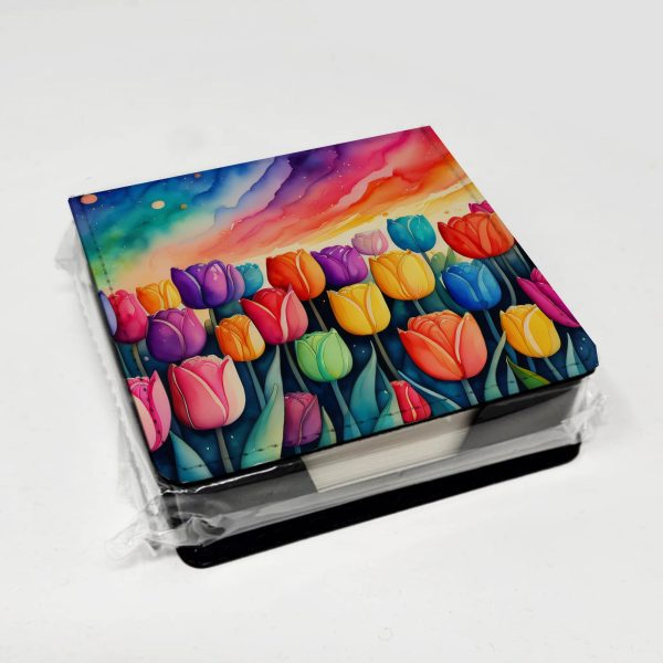 Tulips in Color PU Leather Note Paper Holder Online Hot Sale - Image 4