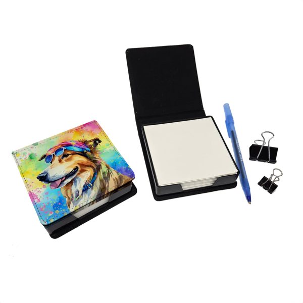 Collie Hippie Dawg PU Leather Note Paper Holder Online Sale - Image 2