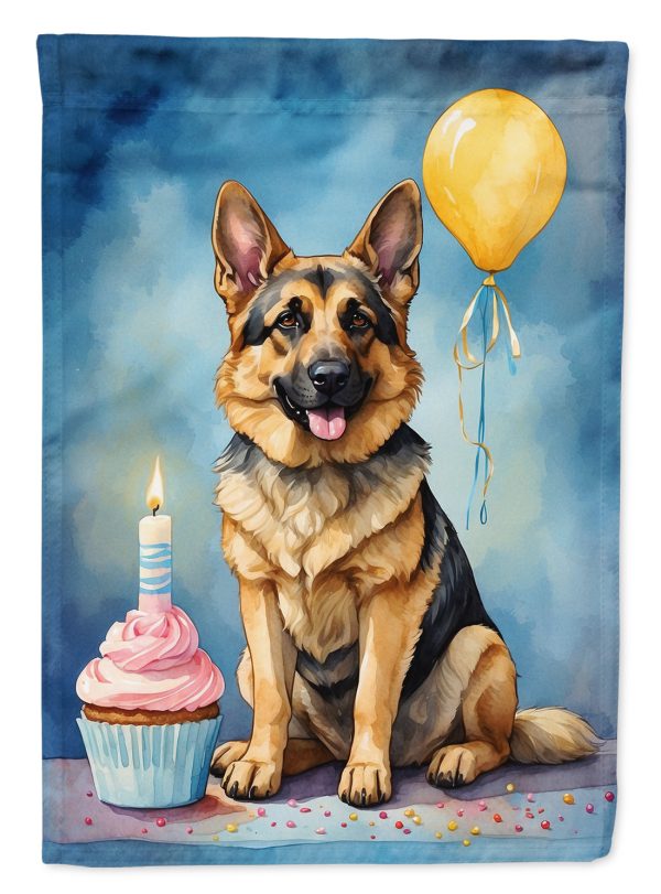 German Shepherd Happy Birthday Garden Flag –  Garden Flag by Caroline s Treasures Sale