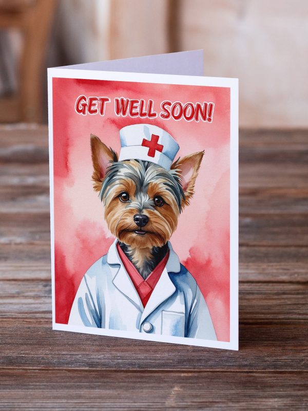 Silky Terrier Get Well Soon Greeting Cards Pack of 8 Online Hot Sale - Image 2