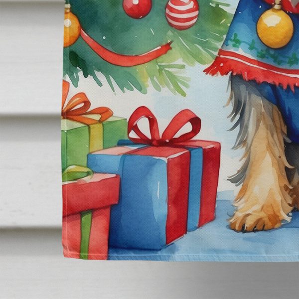 Yorkshire Terrier Yorkie Christmas Reindeer House Flag Discount - Image 4