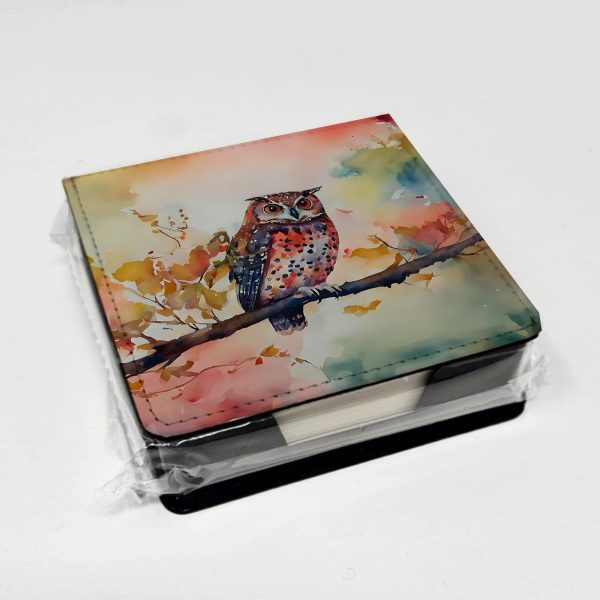 Elf Owl PU Leather Note Paper Holder on Sale - Image 4