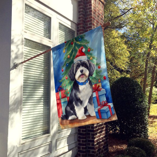 Havanese Christmas Reindeer House Flag Sale - Image 2