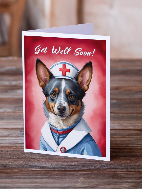 Australian Cattle Dog Get Well Soon Greeting Cards Pack of 8 Sale - Image 2