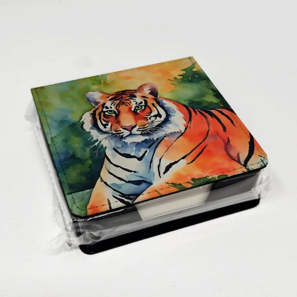 Bengal Tiger PU Leather Note Paper Holder Fashion - Image 4
