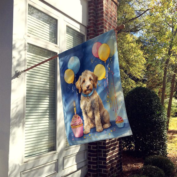 Labradoodle Happy Birthday House Flag Online Sale - Image 2