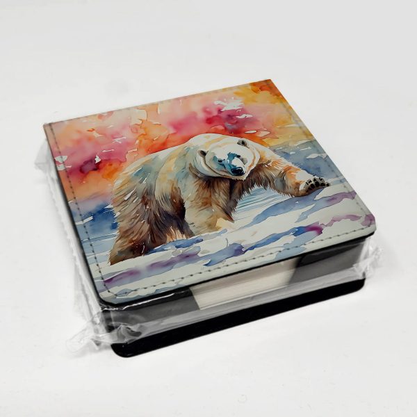Polar Bear PU Leather Note Paper Holder For Discount - Image 4