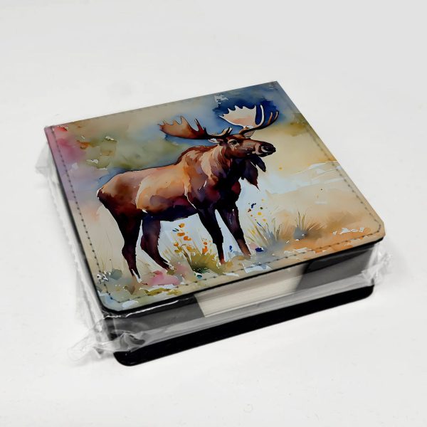 Moose PU Leather Note Paper Holder Hot on Sale - Image 4