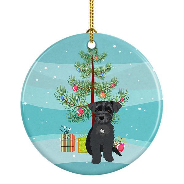 Schnauzer Black #1 Christmas Ceramic Ornament Supply