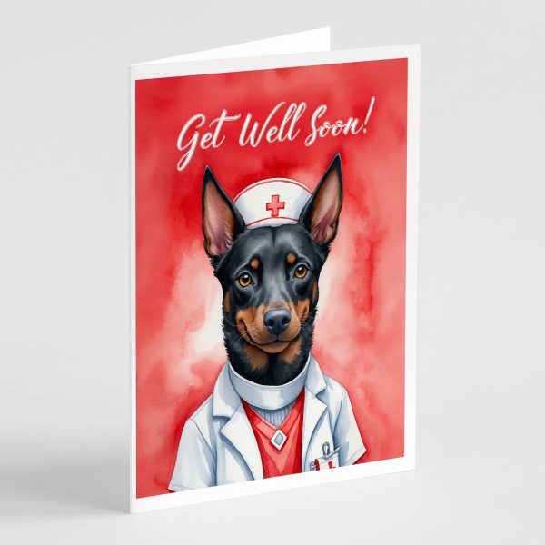 Australian Kelpie Get Well Soon Greeting Cards Pack of 8 Online
