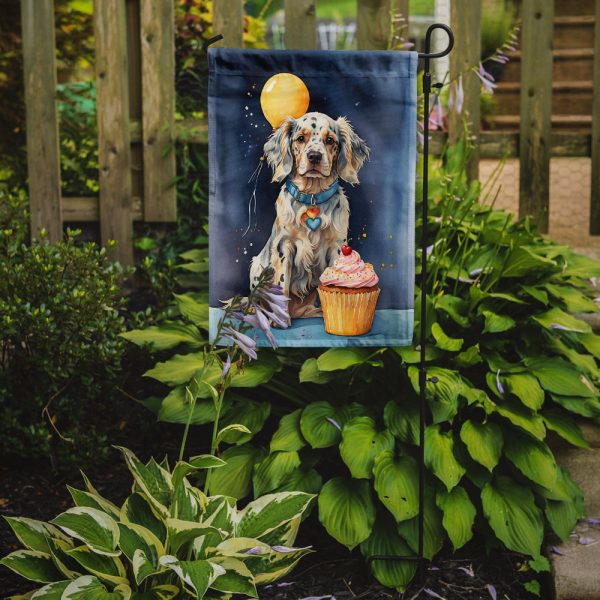 English Setter Happy Birthday Garden Flag –  Garden Flag by Caroline s Treasures Cheap - Image 2