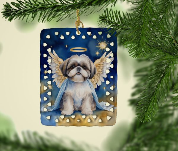 Shih Tzu My Angel Porcelain Ornament Online Sale - Image 2