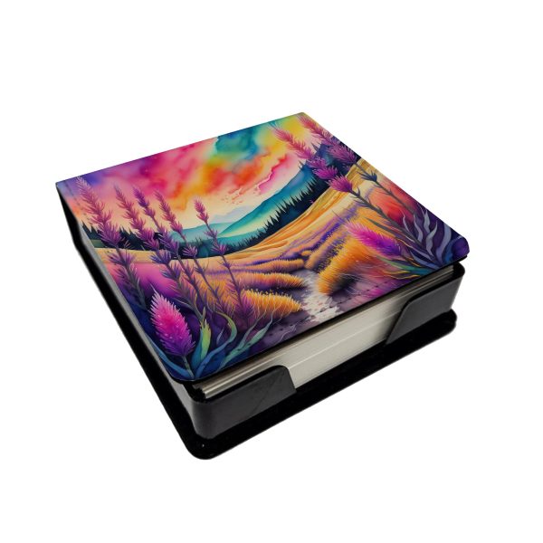 Colorful Liatris PU Leather Note Paper Holder Online now