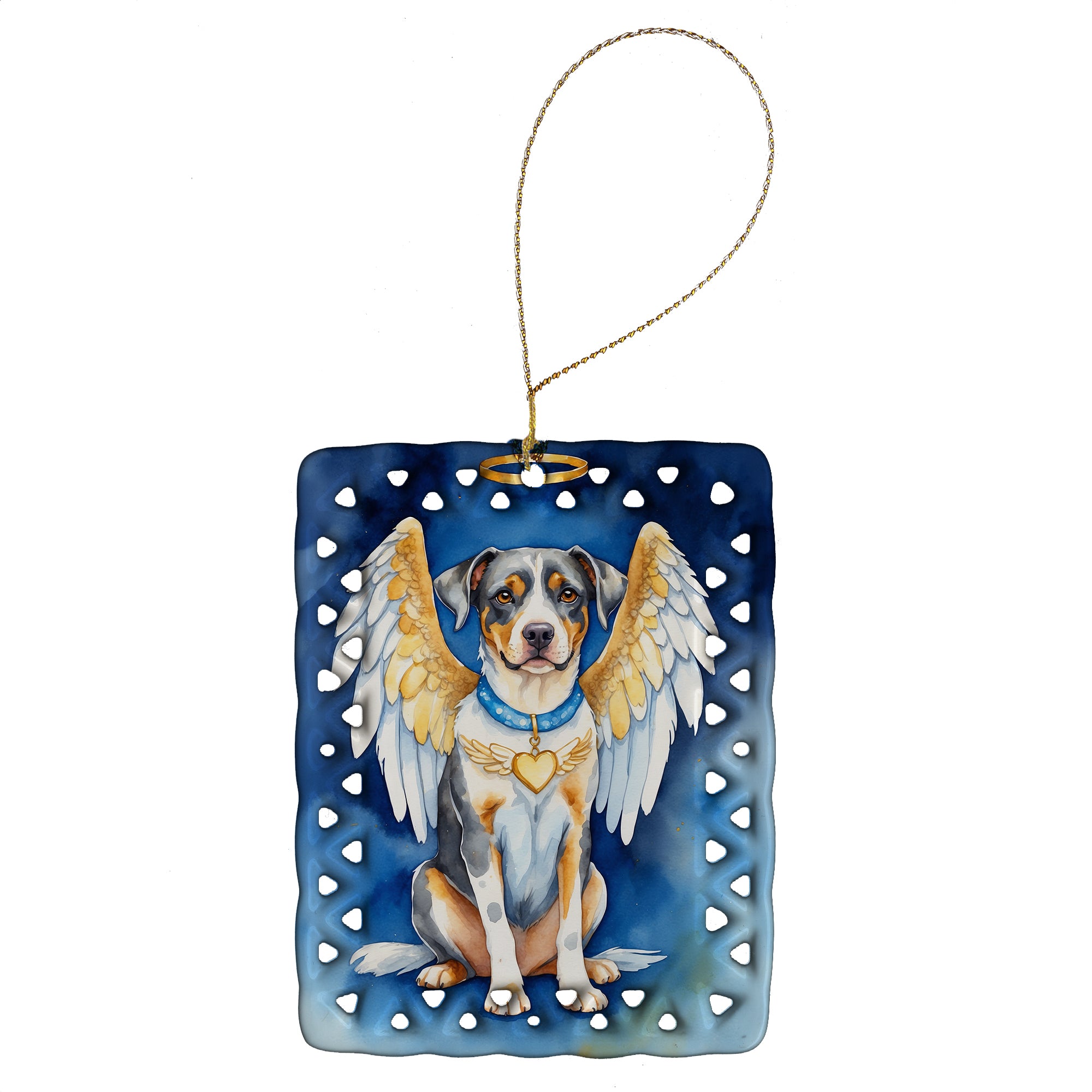 Catahoula My Angel Porcelain Ornament For Cheap