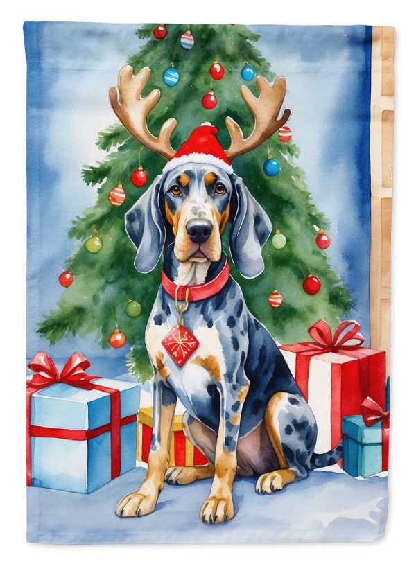 Bluetick Coonhound Christmas Reindeer House Flag Fashion