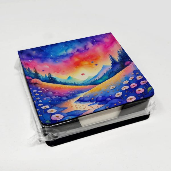 Colorful Periwinkles PU Leather Note Paper Holder Online - Image 4