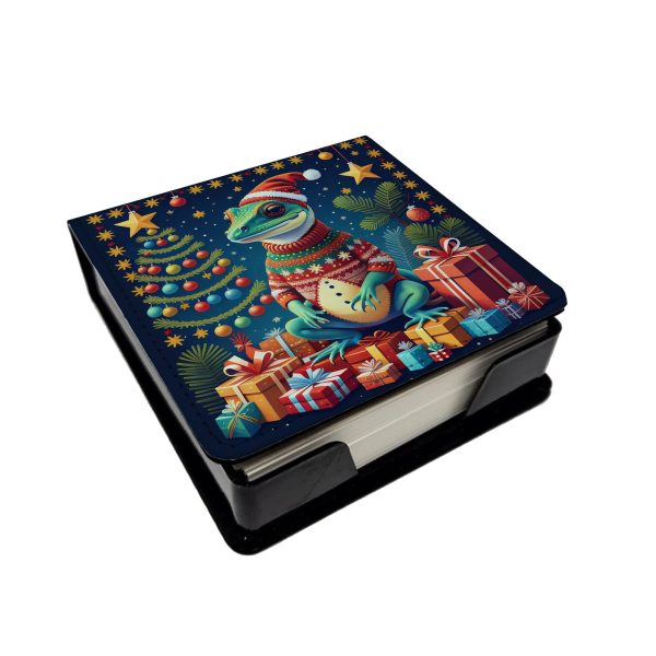 Gecko Christmas PU Leather Note Paper Holder Cheap