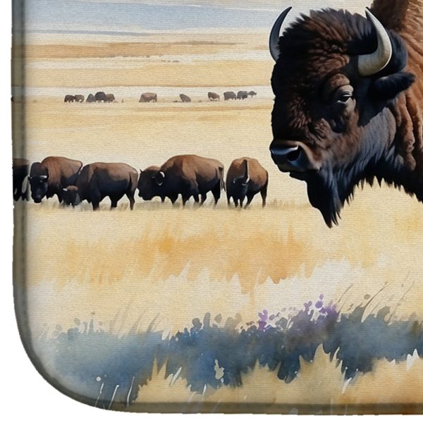 Prairie Bison Dish Drying Mat Online Sale - Image 3