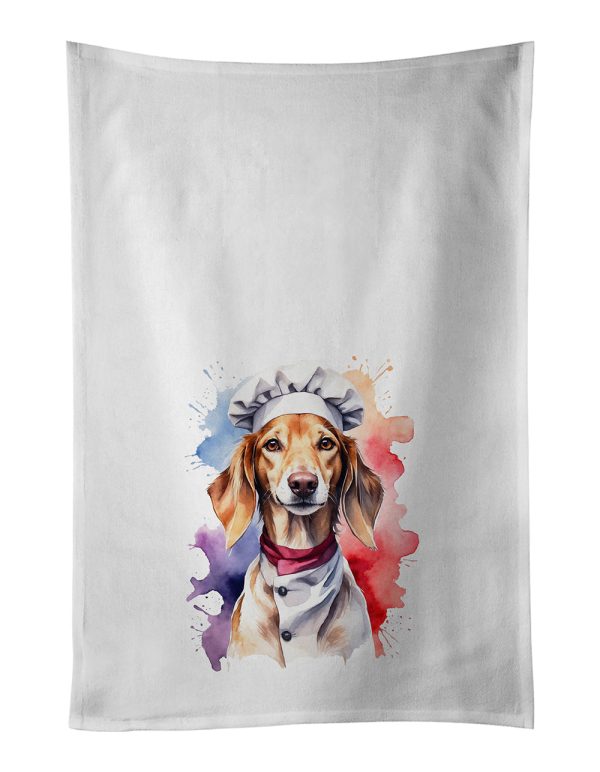 Saluki Chef Kitchen Towel Set of 2 Hot on Sale